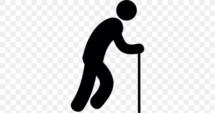 Old Age Stick Figure Walking Stick Person, PNG, 1200x630px, Old Age, Area, Arm, Assistive Cane, Black And White Download Free