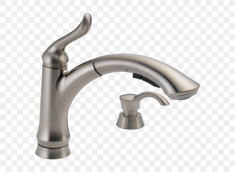 Tap Stainless Steel Kitchen Sink Water Efficiency, PNG, 600x600px, Tap, Bathroom, Bathtub Accessory, Delta Air Lines, Handle Download Free