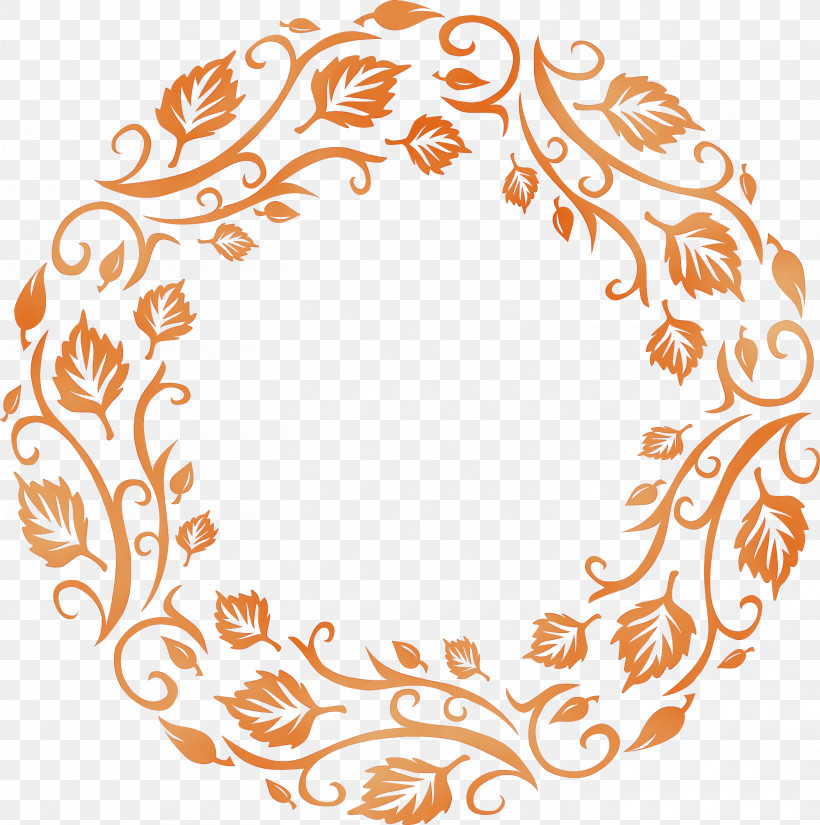 Circle Ornament Line Art Tableware, PNG, 2921x2939px, Autumn Frame, Circle, Line Art, Nature Frame, Ornament Download Free