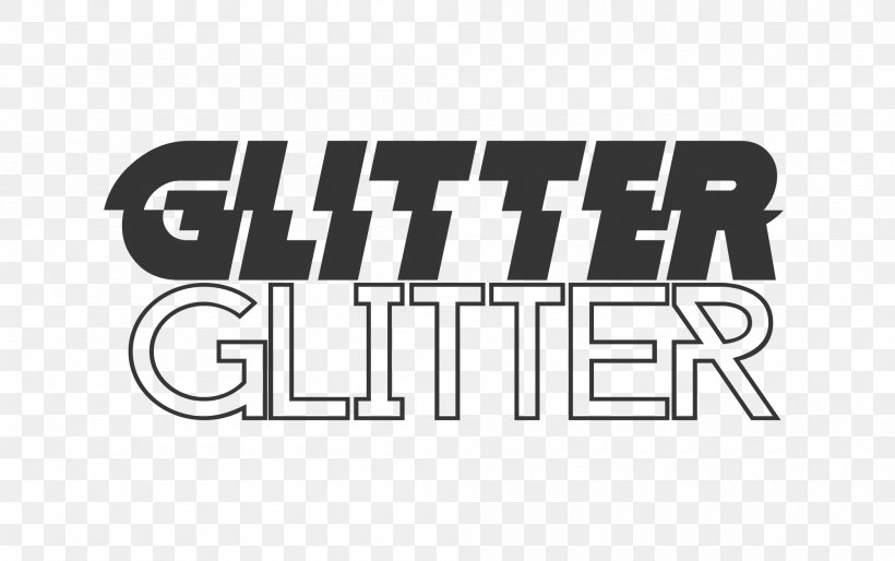 Glitter Logo Aerosol Spray Dust, PNG, 2000x1256px, Glitter, Aerosol Spray, Area, Black, Black And White Download Free