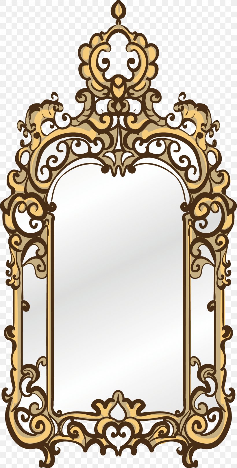 Mirror Euclidean Vector, PNG, 1191x2347px, Mirror, Art, Decor, Picture Frame Download Free