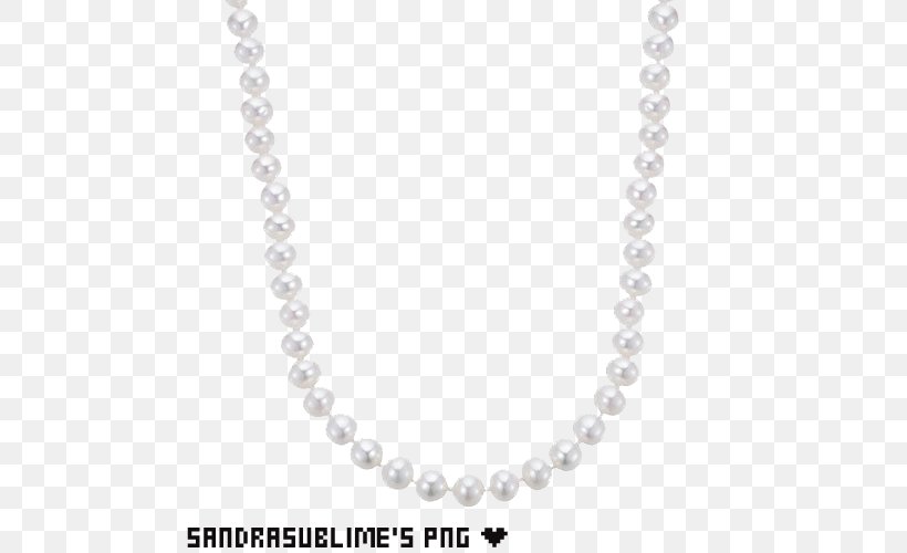 Pearl Necklace Pearl Necklace, PNG, 500x500px, Pearl, Black And White, Body Jewelry, Jewellery, Necklace Download Free