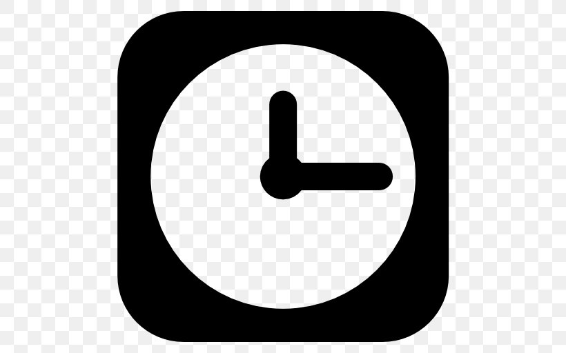 Clock, PNG, 512x512px, Clock, Alarm Clocks, Area, Black And White, Hour Download Free