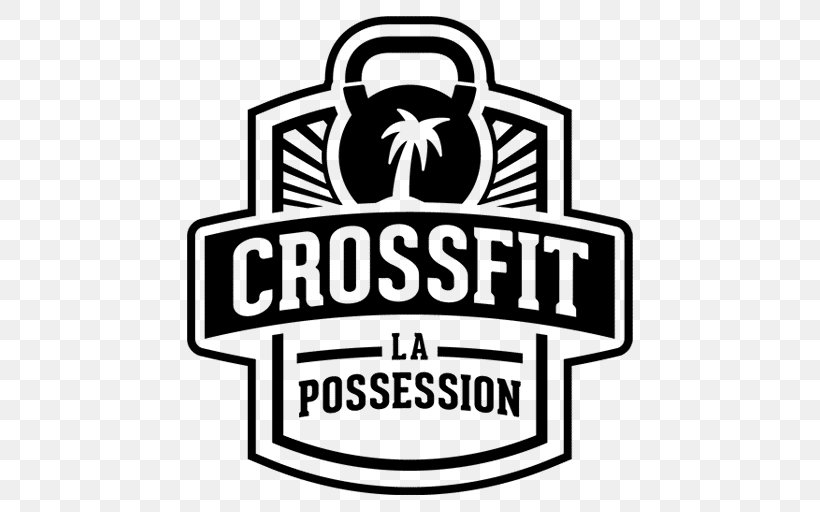 CrossFit La Possession Fitness Centre Physical Fitness Olympic Weightlifting, PNG, 512x512px, Crossfit, Area, Black And White, Brand, Communicatiemiddel Download Free