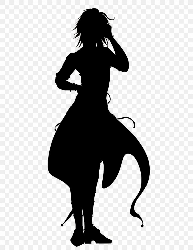 Silhouette Yohioloid Clip Art Image, PNG, 1024x1325px, Silhouette, Arm, Art, Black, Black And White Download Free