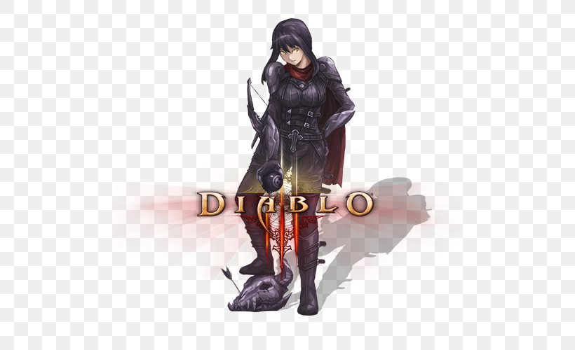 Diablo III Weapon Armour Black Hair, PNG, 500x500px, Watercolor, Cartoon, Flower, Frame, Heart Download Free