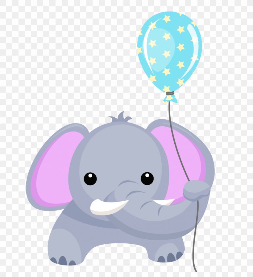 Elephant Balloon Birthday Greeting & Note Cards Clip Art, PNG, 936x1024px, Elephant, Baby Shower, Balloon, Birthday, Cartoon Download Free