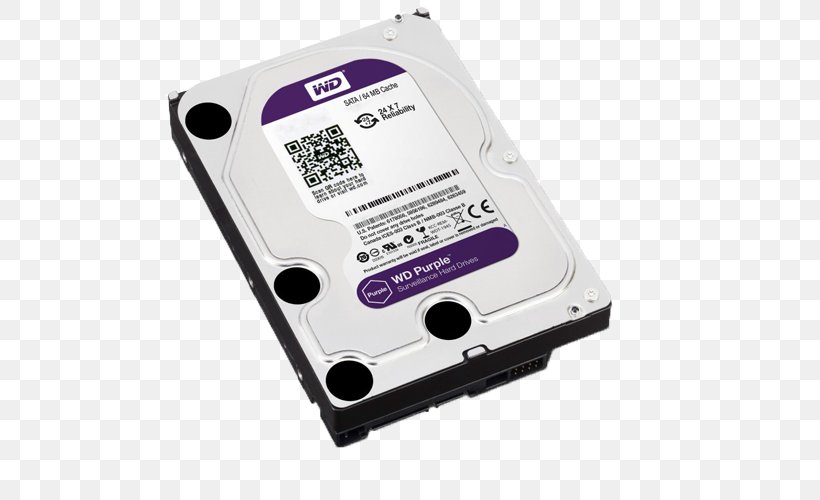 Hard Drives Western Digital Terabyte Surveillance Serial ATA, PNG, 505x500px, Hard Drives, Closedcircuit Television, Computer Component, Data Storage Device, Desktop Computers Download Free