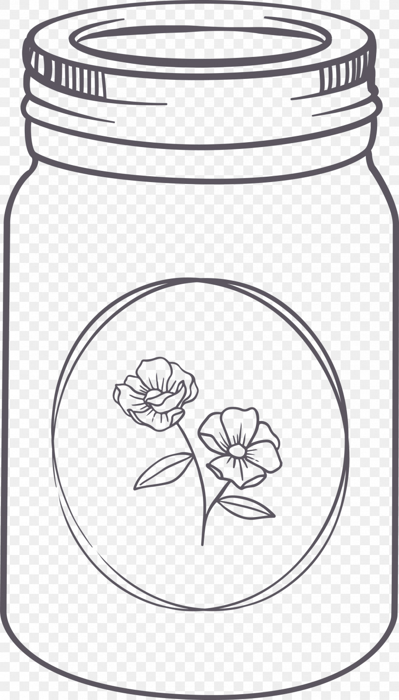 MASON JAR, PNG, 1710x2999px, Mason Jar, Black, Black And White, Container, Cookware And Bakeware Download Free