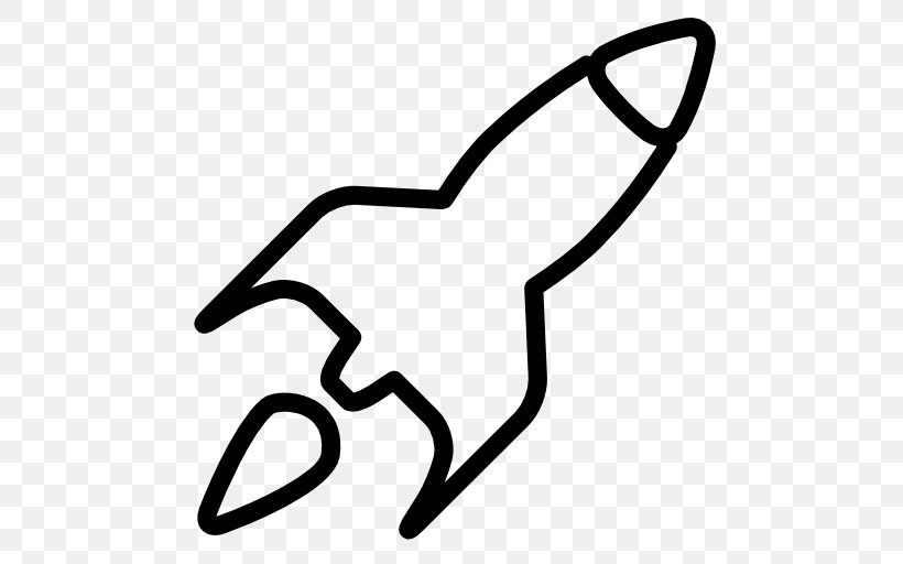 Rocket Launch Spacecraft Outer Space, PNG, 512x512px, Rocket Launch, Area, Black, Black And White, Finger Download Free