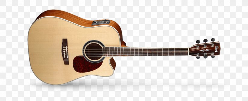 Cort Guitars Acoustic Guitar Acoustic-electric Guitar Dreadnought Cutaway, PNG, 980x400px, Watercolor, Cartoon, Flower, Frame, Heart Download Free
