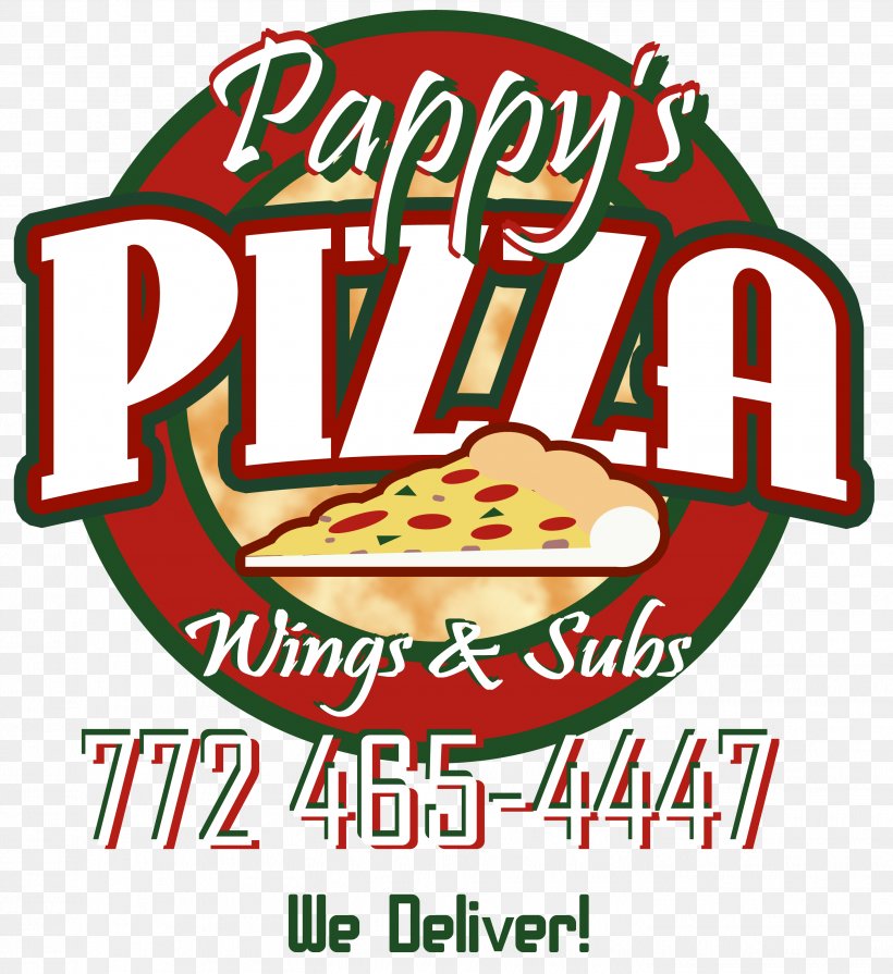 Pappy's Pizza Fort Pierce Take-out Italian Cuisine Pizza Delivery, PNG, 2832x3094px, Pizza, Area, Artwork, Brand, Delivery Download Free