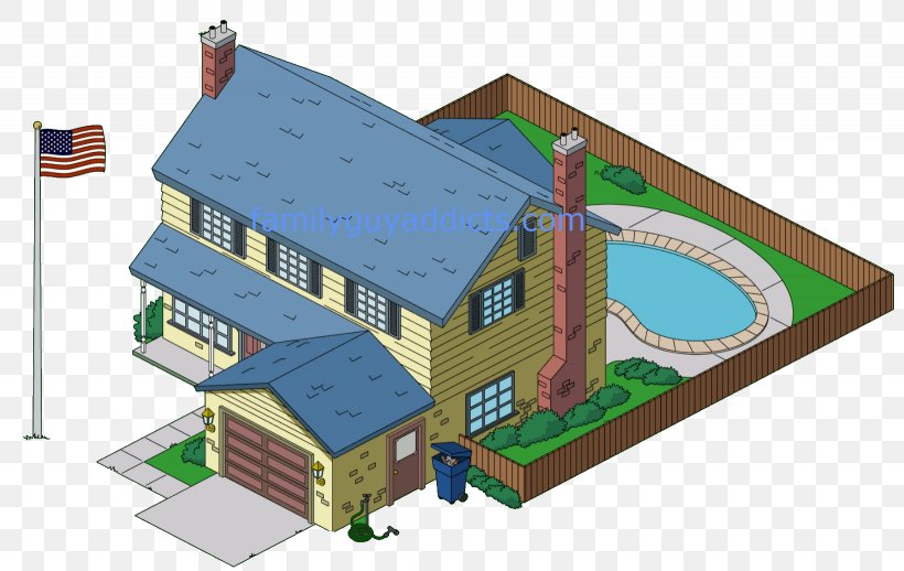 Family Guy: The Quest For Stuff Building Steve Smith Joe Swanson Glenn Quagmire, PNG, 1640x1037px, Family Guy The Quest For Stuff, American Dad, Architecture, Building, Elevation Download Free