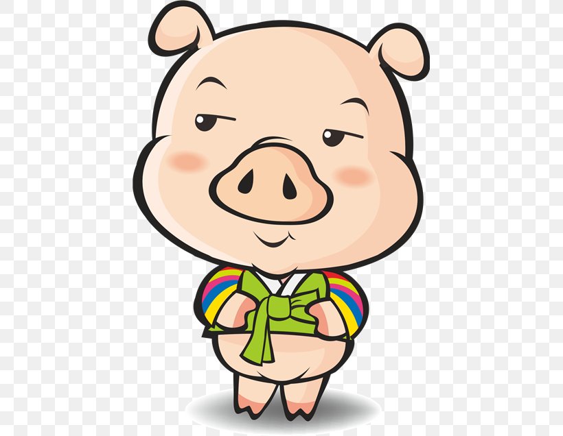 Domestic Pig McDull Cartoon, PNG, 433x636px, Domestic Pig, Animated Cartoon, Animation, Cartoon, Cheek Download Free