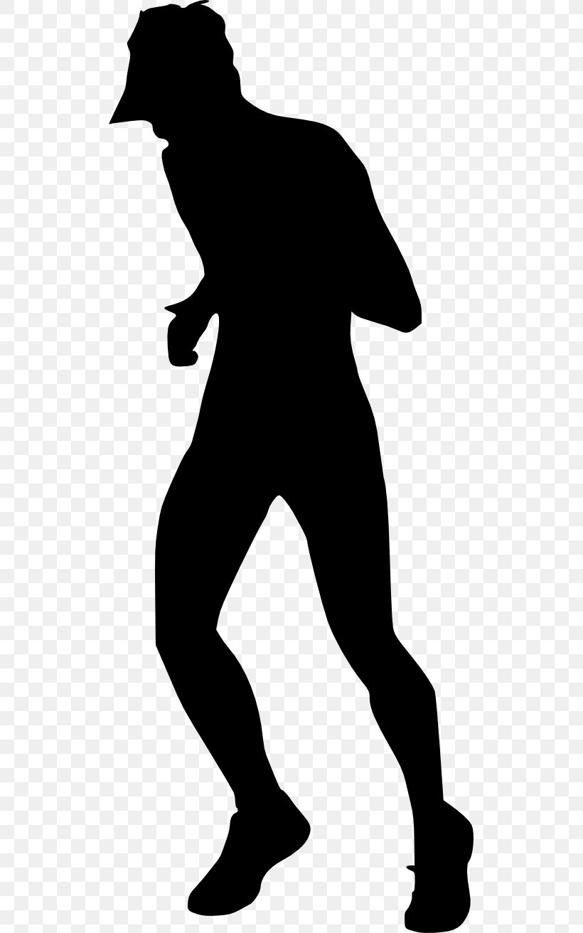 Silhouette Running Clip Art, PNG, 513x1312px, Silhouette, Black, Black And White, Com, Fictional Character Download Free