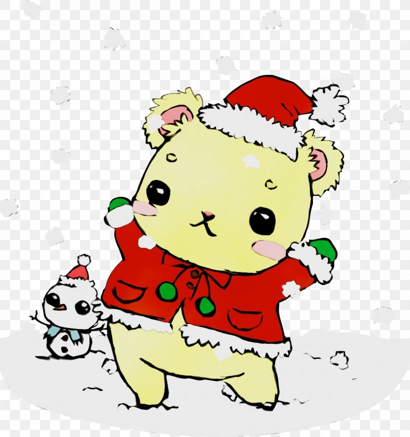 Cartoon Clip Art Christmas Fictional Character, PNG, 1200x1280px, Watercolor, Cartoon, Christmas, Fictional Character, Paint Download Free