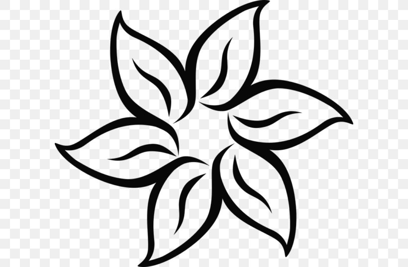 Clip Art Vector Graphics Flower Image, PNG, 600x537px, Flower, Artwork, Black, Black And White, Common Daisy Download Free