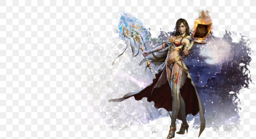 Knight Online Battle Of The Immortals TERA Massively Multiplayer Online Role-playing Game Massively Multiplayer Online Game, PNG, 820x446px, Watercolor, Cartoon, Flower, Frame, Heart Download Free