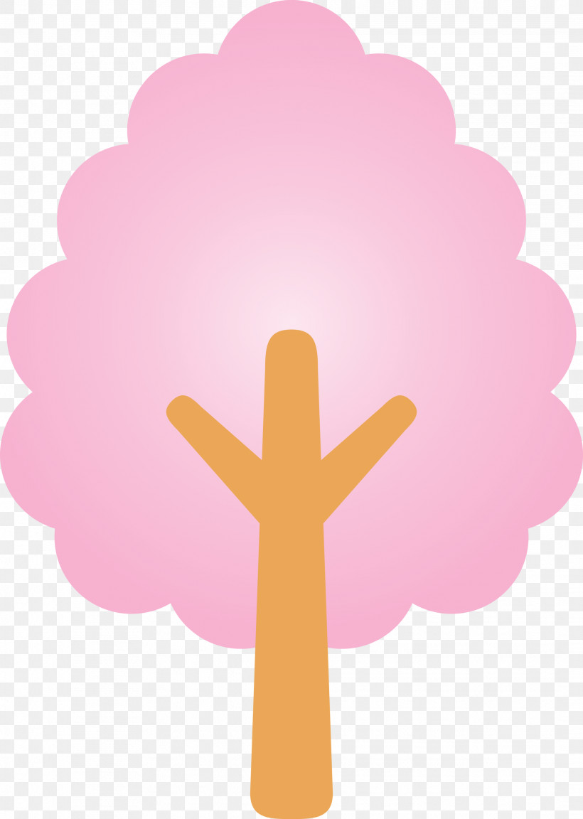 Pink Cross Cloud Symbol Religious Item, PNG, 2134x3000px, Abstract Tree, Cartoon Tree, Cloud, Cross, Material Property Download Free