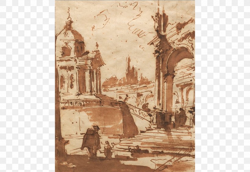 Watercolor Painting An Architectural Capriccio Francesco Guardi 1712-1793 Painter, PNG, 1600x1107px, Painting, Ancient History, Arch, Architecture, Art Download Free