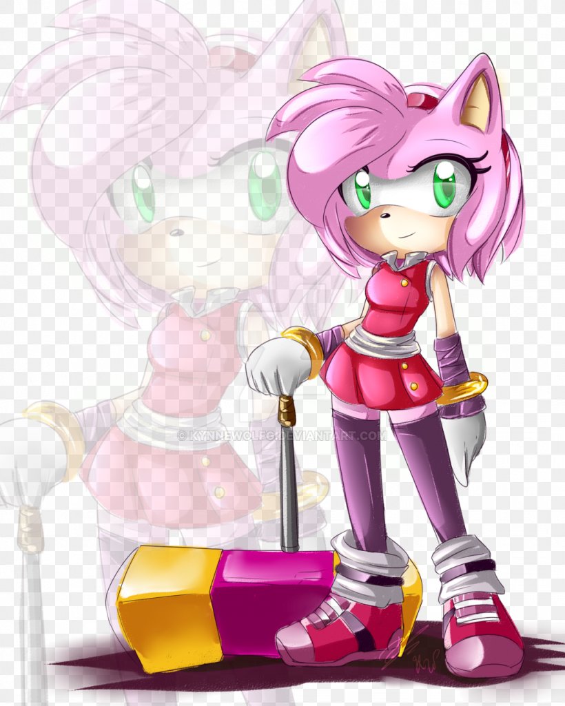 Amy Rose Sonic Boom: Fire & Ice Mario & Sonic At The Olympic Games Shadow The Hedgehog, PNG, 1024x1280px, Watercolor, Cartoon, Flower, Frame, Heart Download Free
