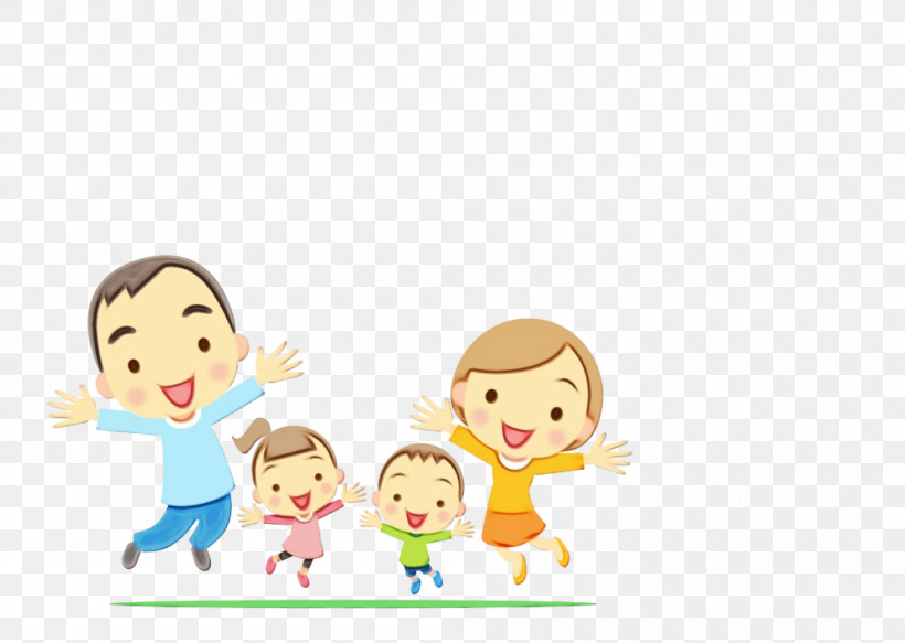 Cartoon People Child Sharing Fun, PNG, 1000x712px, Family Day, Cartoon, Child, Family, Father Download Free