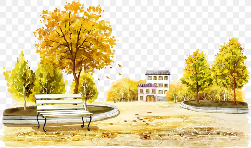 Drawing, PNG, 1186x700px, Drawing, Animation, Dessin Animxe9, Leaf, Town Square Download Free