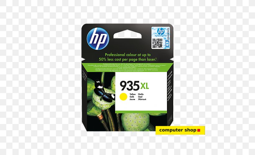 Hewlett-Packard C2PHp 935XL Ink Cartridge HP 21XL Ink Cartridge, PNG, 500x500px, Hewlettpackard, Brand, Cyan, Grass, Green Download Free