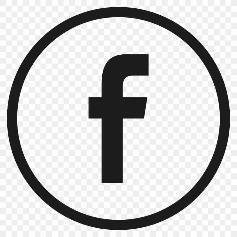 Facebook Symbol Button Social Media, PNG, 850x850px, Facebook, Area, Black, Black And White, Button Download Free