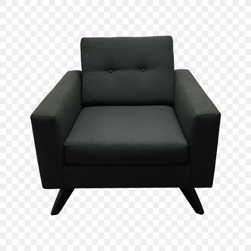 Fauteuil Club Chair Comfort Couch Anthracite, PNG, 2888x2889px, Fauteuil, Anthracite, Armrest, Chair, Club Chair Download Free