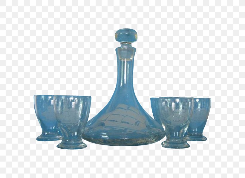 Glass Bottle Decanter Cobalt Blue, PNG, 595x595px, Glass Bottle, Barware, Blue, Bottle, Cobalt Download Free