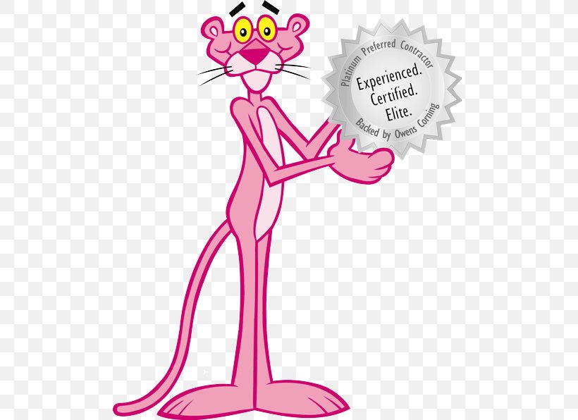 Inspector Clouseau The Pink Panther Pink Panthers Cartoon, PNG, 500x596px, Watercolor, Cartoon, Flower, Frame, Heart Download Free