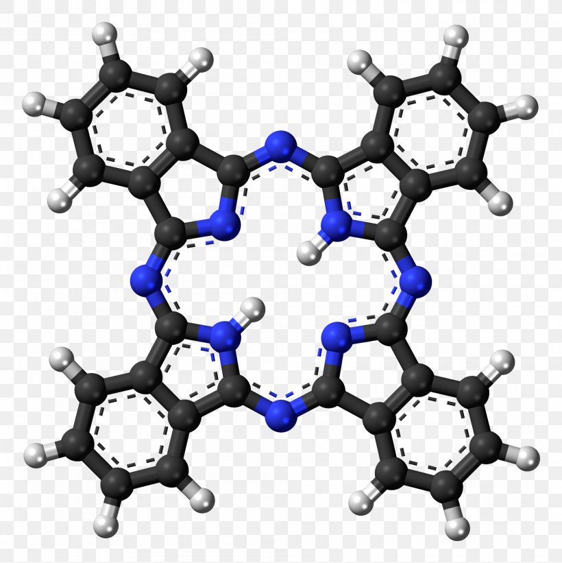 Phthalocyanine Blue BN Molecule Atom Dye, PNG, 1996x2000px, Phthalocyanine, Atom, Ballandstick Model, Body Jewelry, Chemistry Download Free
