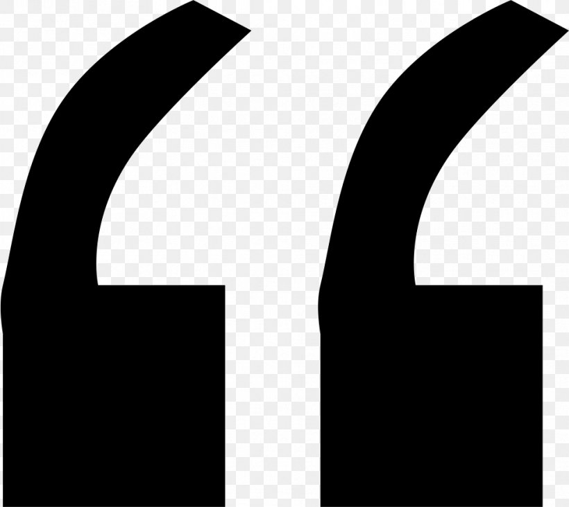 Quotation Mark, PNG, 981x876px, Quotation Mark, Black, Black And White, Block Quotation, Brand Download Free