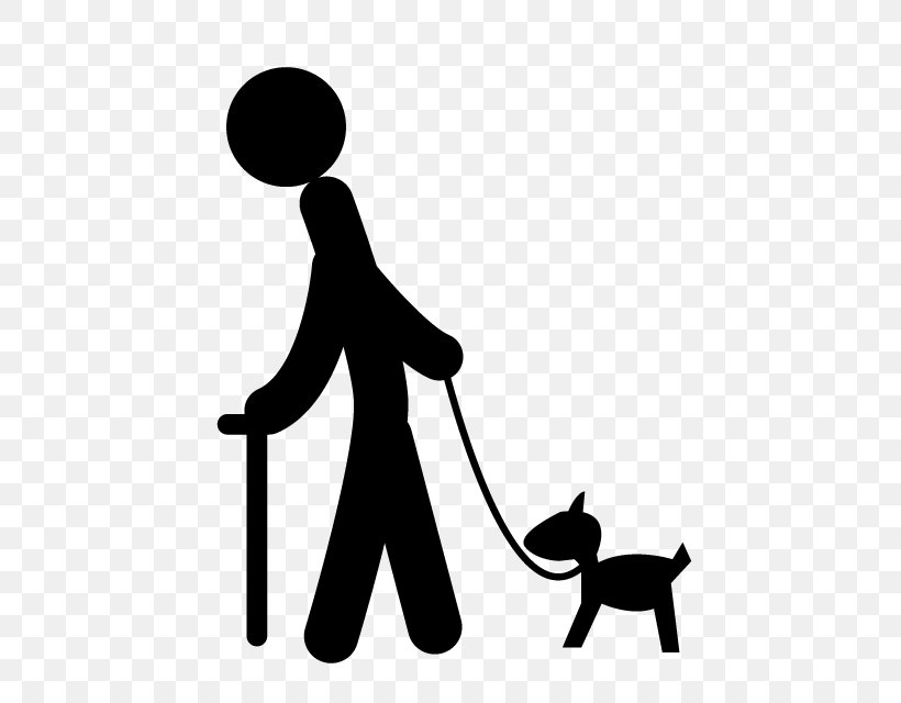 Dog Walking Silhouette Photography Drawing, PNG, 640x640px, Dog, Black, Black And White, Canidae, Cartoon Download Free