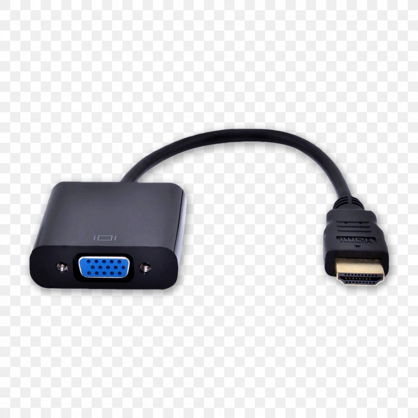 Laptop Graphics Cards & Video Adapters VGA Connector HDMI Multimedia Projectors, PNG, 1000x1000px, Laptop, Adapter, Cable, Computer Monitors, Digital Visual Interface Download Free