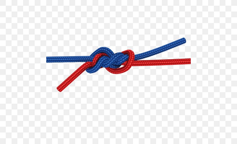 Rope Figure-eight Knot Flemish Bend Zeppelin Bend, PNG, 500x500px, Rope, Abseiling, Body Jewelry, Carrick Bend, Electric Blue Download Free