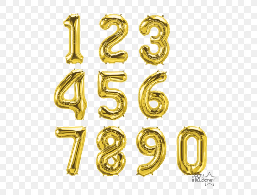 Brass Number Gold Toy Balloon Material, PNG, 620x620px, Brass, Balloon, Body Jewelry, Foil, Gold Download Free