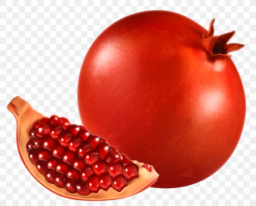 Pomegranate Mediterranean Basin Food Clip Art, PNG, 3500x2820px, Pomegranate, Bell Pepper, Cranberry, Diet Food, Food Download Free