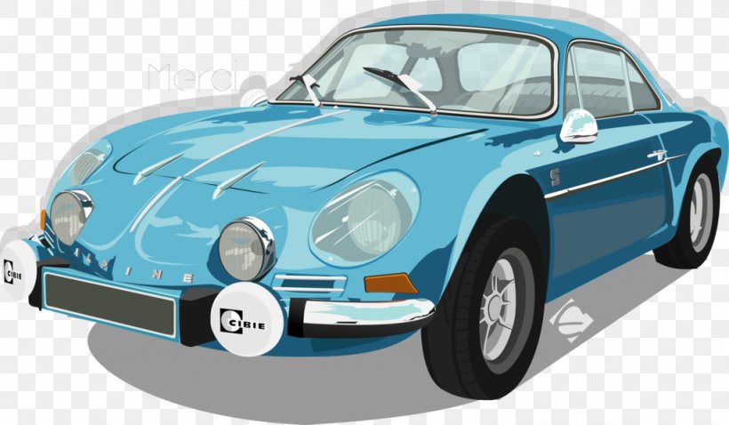 Alpine A110 Sports Car Renault, PNG, 1024x598px, Alpine A110, Alpine, Art, Automotive Design, Automotive Exterior Download Free