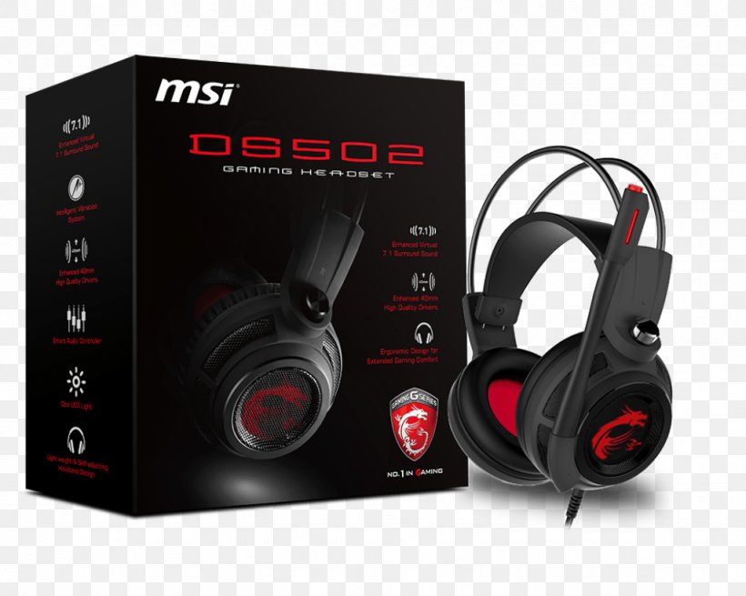 MSI 7.1 Surround Sound Headphones, PNG, 1024x819px, 71 Surround Sound, Msi, Active Noise Control, Audio, Audio Equipment Download Free