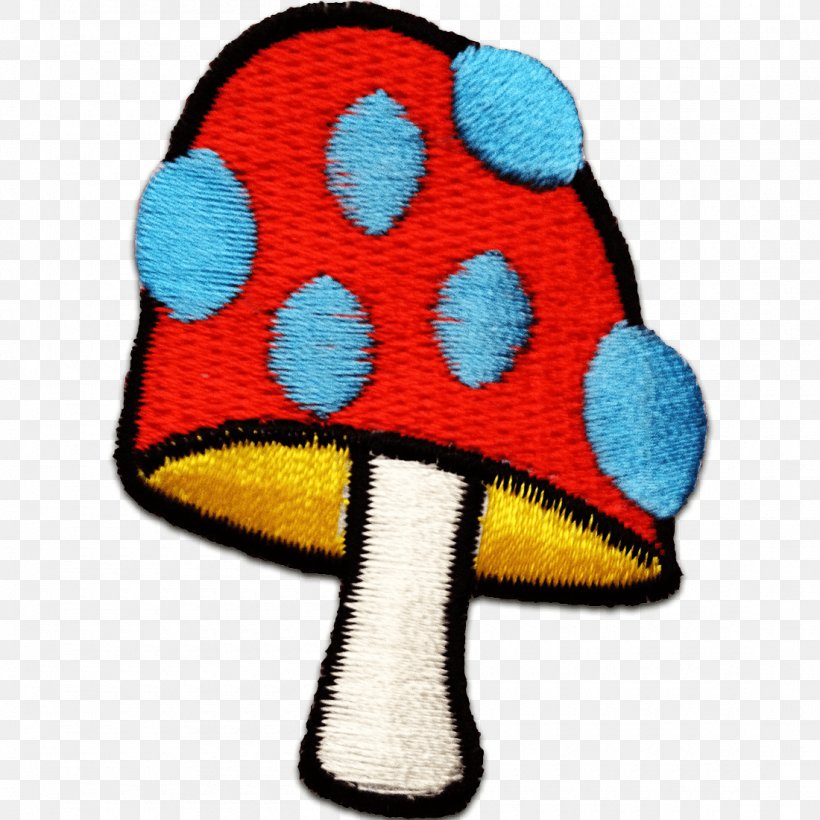Embroidered Patch Appliqué Blue, PNG, 1100x1100px, Embroidered Patch, Amanita Muscaria, Applique, Blue, Bycatch Download Free