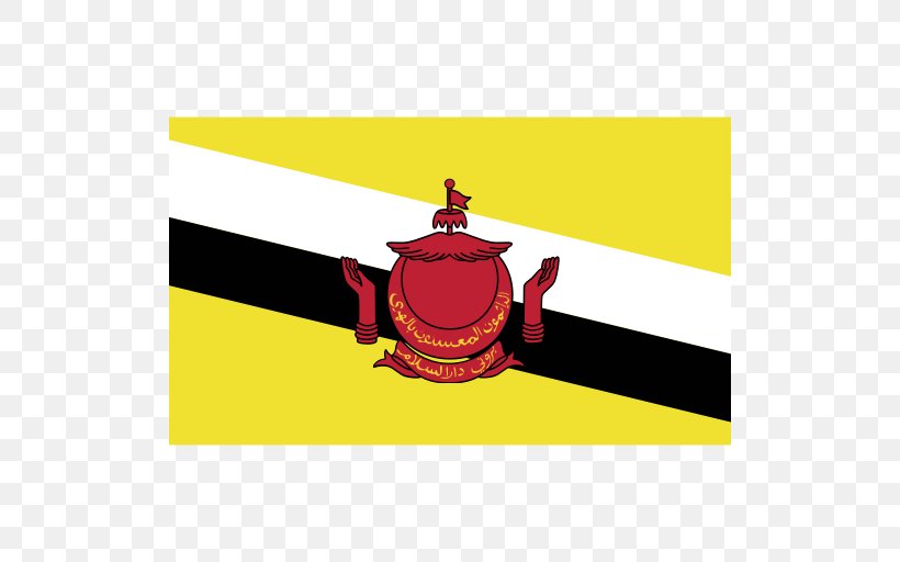 Flag Of Brunei National Symbol, PNG, 512x512px, Brunei, Brand, Emblem Of Brunei, Flag, Flag Of Brunei Download Free