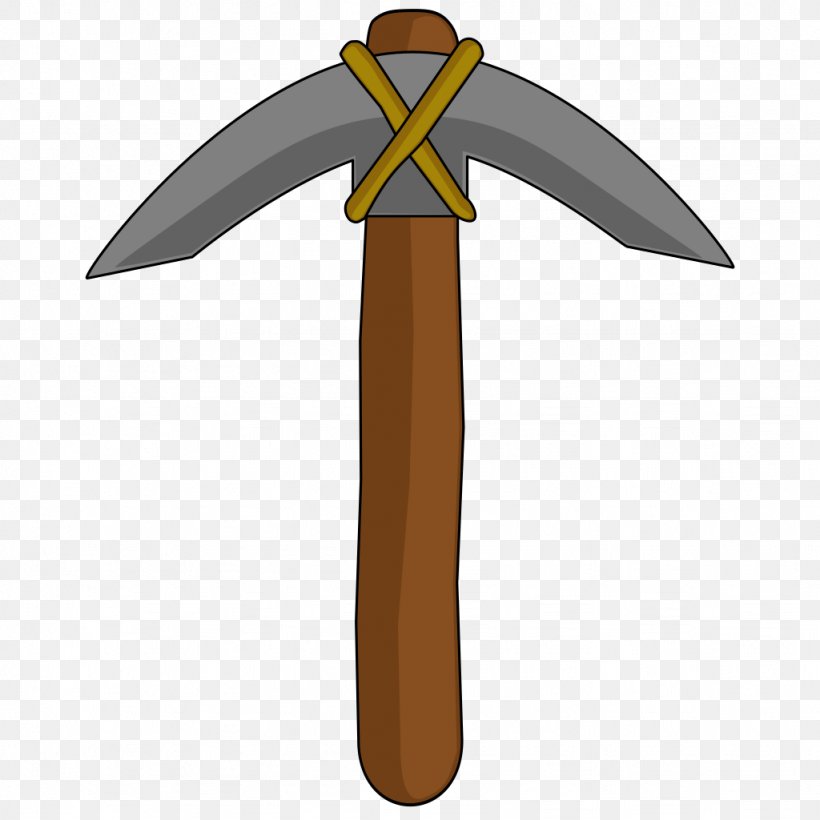 Pickaxe Clip Art, PNG, 1024x1024px, Pickaxe, Axe, Cold Weapon, Free Content, Hammer Download Free