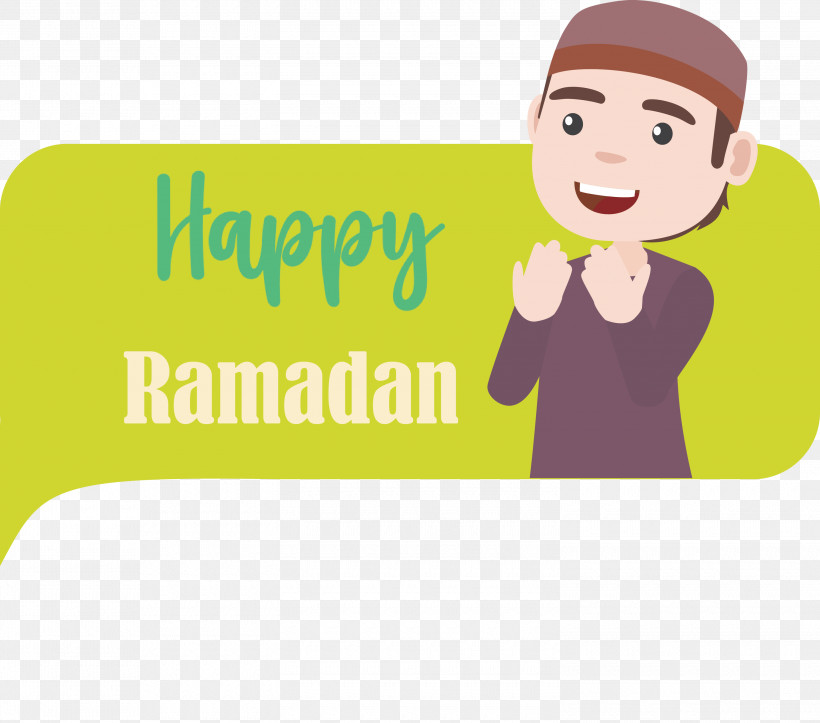 Ramadan Ramadan Kareem Happy Ramadan, PNG, 3000x2646px, Ramadan, Cartoon,  Conversation, Gran Canaria, Green Download Free