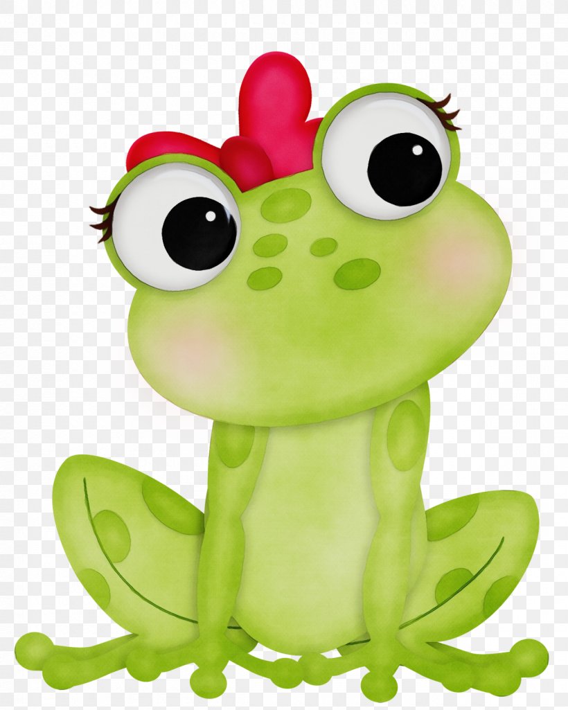 Green Frog Cartoon True Frog Animal Figure, PNG, 1200x1500px, Watercolor, Animal Figure, Cartoon, Frog, Green Download Free