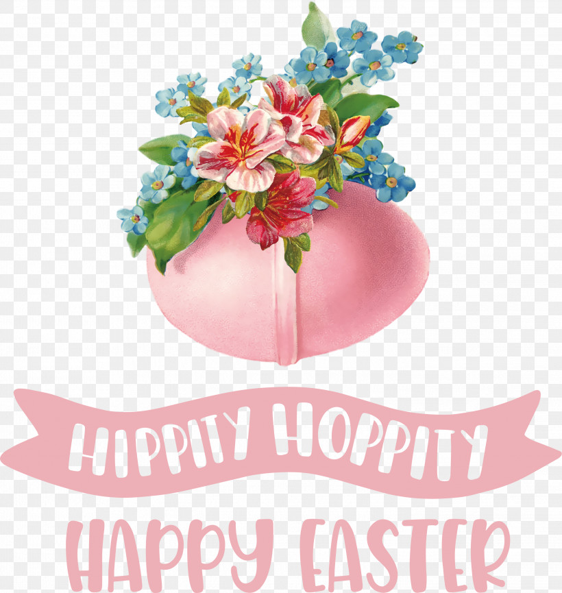 Hippity Hoppity Happy Easter, PNG, 2843x3000px, Hippity Hoppity, Cut Flowers, Floral Design, Flower, Flower Bouquet Download Free