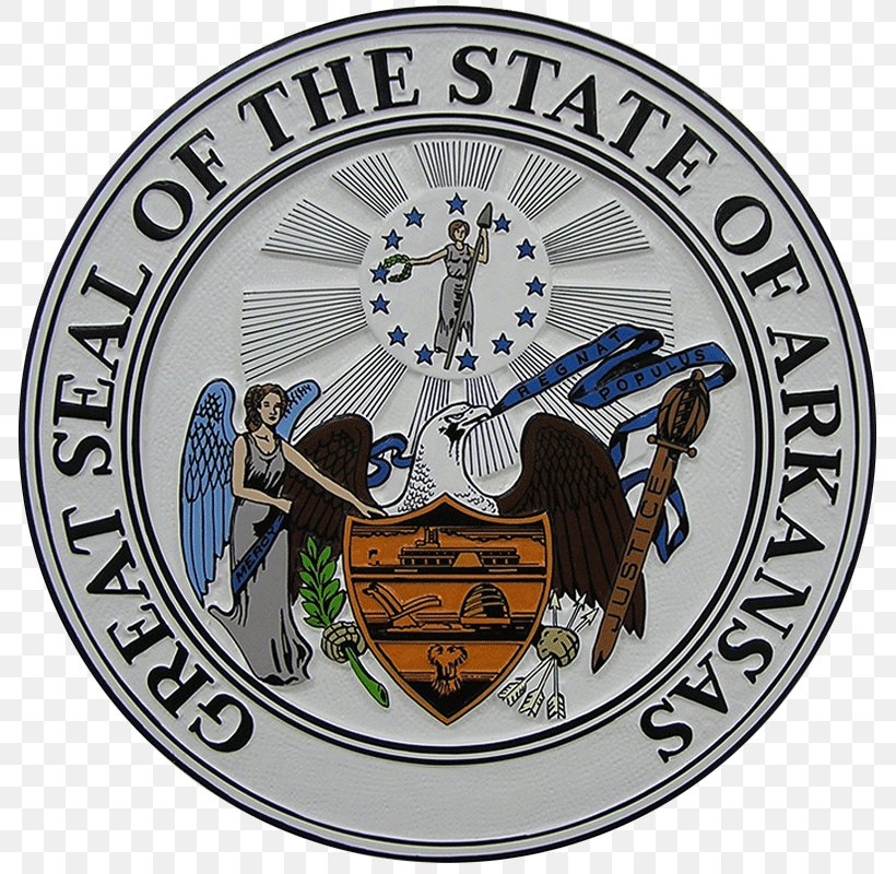 Seal Of Arkansas Great Seal Of The United States West Virginia Arkansas National Guard, PNG, 800x800px, Seal Of Arkansas, Badge, Clock, Emblem, Flag And Seal Of Virginia Download Free