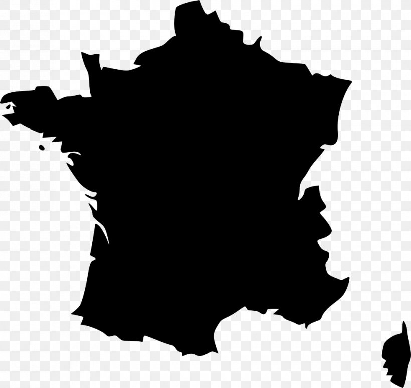 France Vector Map Blank Map, PNG, 980x924px, France, Black, Black And White, Blank Map, Europe Download Free
