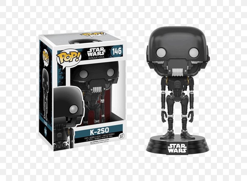 K-2SO New York Comic Con Cassian Andor Anakin Skywalker Funko, PNG, 600x600px, New York Comic Con, Action Toy Figures, Anakin Skywalker, Blaster, Bobblehead Download Free